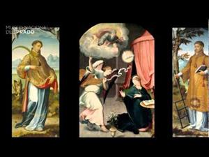Obras comentadas: Retablo de La Anunciación, Juan Correa de Vivar (1559)