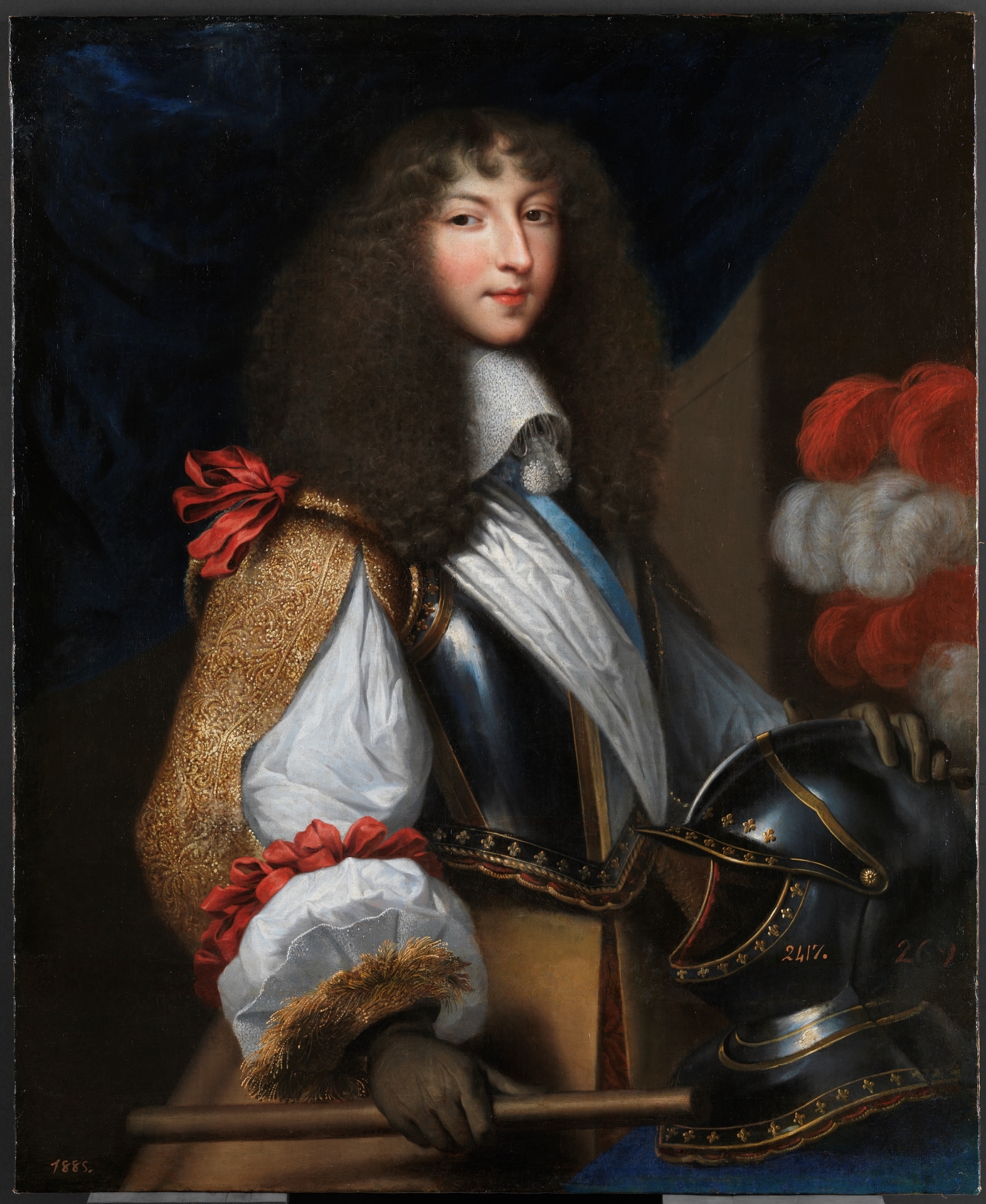 Portrait of Louis the XIVth as a child attributed to Jean Nocret, circa 165  - Ref.98269