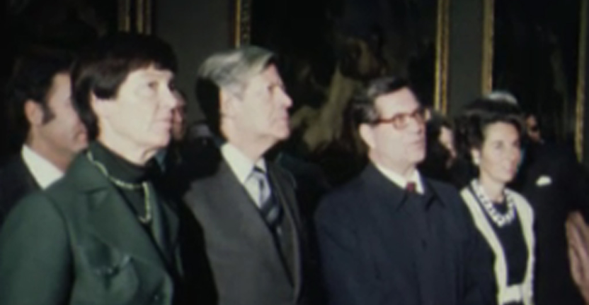 Helmut Schmidt visita el Museo del Prado