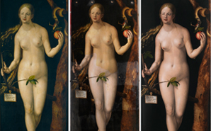 Restauración de Adán y Eva de Durero