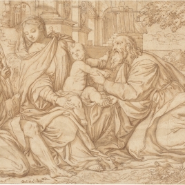 The Virgin and Child in a Landscape, with St. John the Baptist and St. Paul