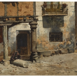 Una calle de Segovia