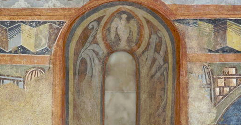 <em>Pintura mural de la ermita de la Vera Cruz de Maderuelo</em>, Anónimo, comentada por Martín Chirino