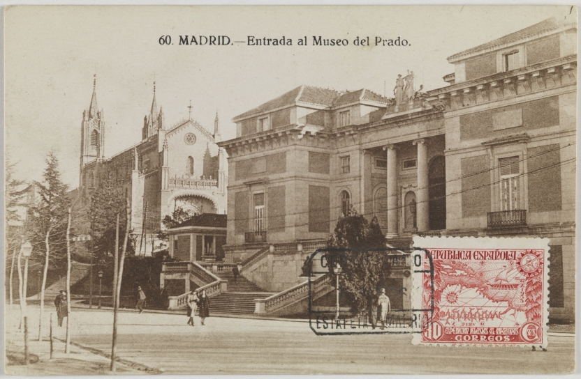 Imagen de la obra: "Museo del Prado, vista de la fachada norte o de Goya"