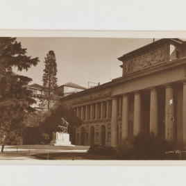 Museo del Prado, vista de la fachada oeste o de Velázquez