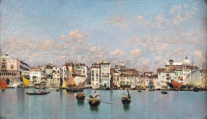 Imagen de la obra: "La Riva degli Schiavoni en Venecia"