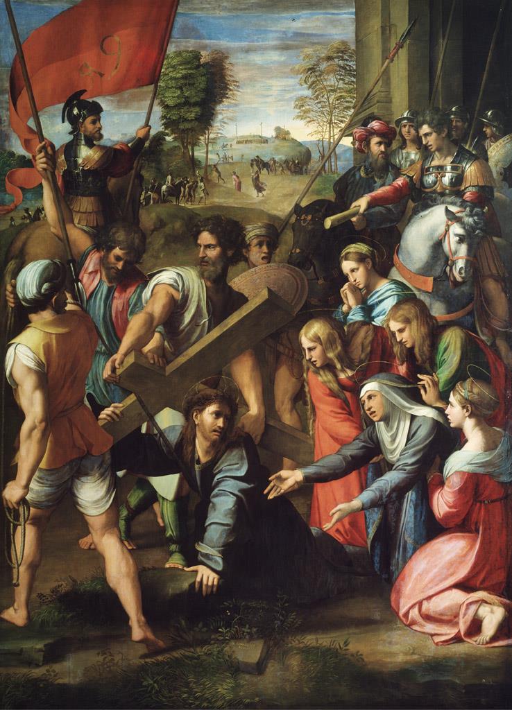 Caída En El Camino Del Calvario [Rafael]   Museo Nacional Del Prado