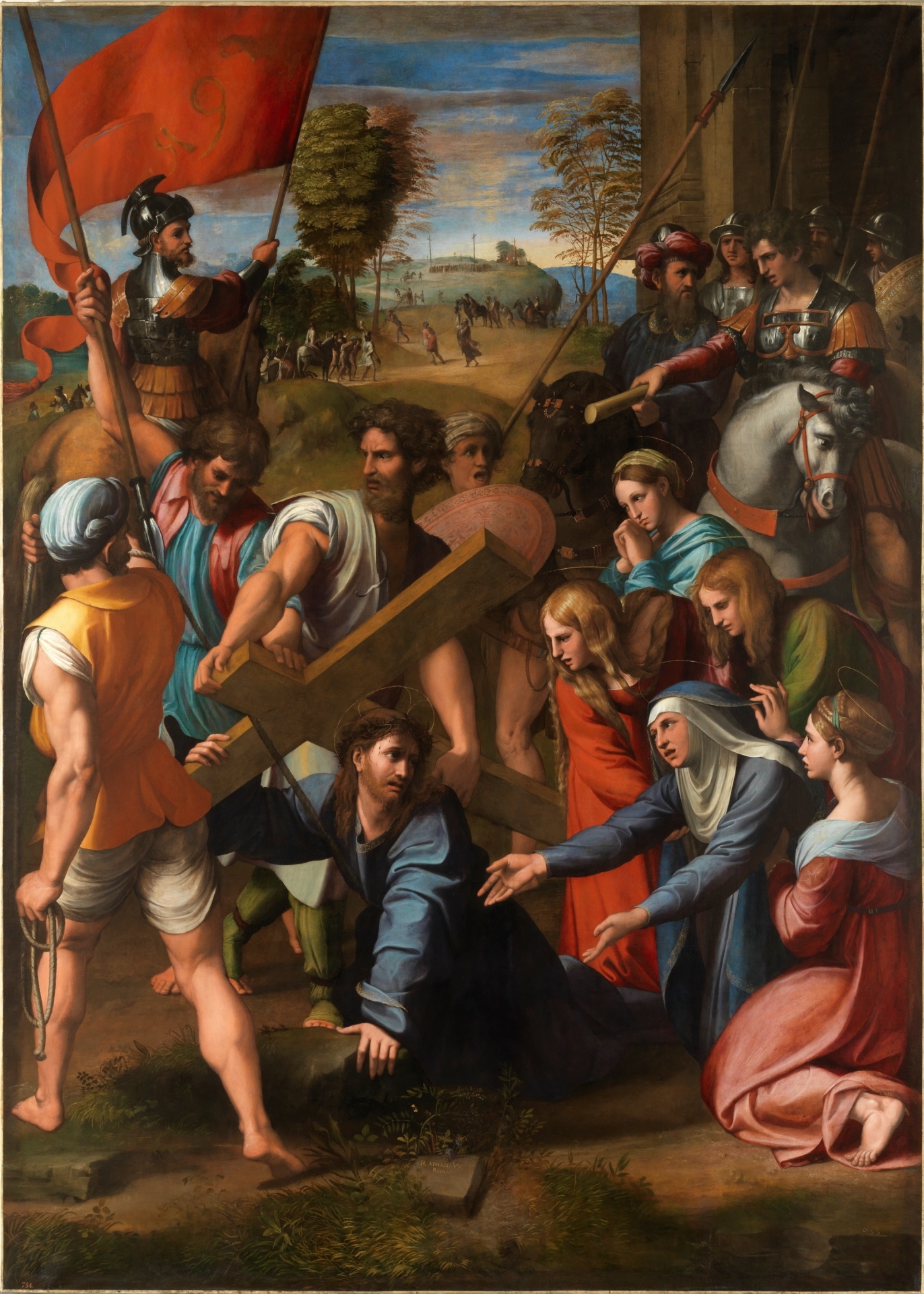 Caída en el camino del Calvario [Rafael]