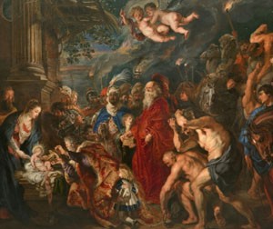 La Adoración de los Magos, Rubens
