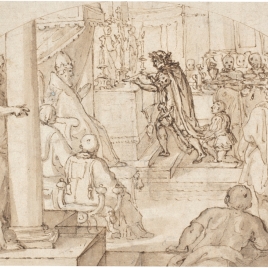 Ofrenda de Constantino / Tres estudios para la figura de un joven