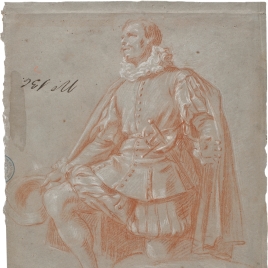 Caballero arrodillado