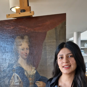 La restauración de un Molinaretto: “Dorotea Sofía de Neoburgo, duquesa de Parma”