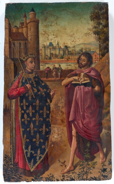 Imagen de la obra: "San Juan Bautista y San Luis de Francia"