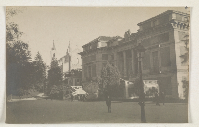Imagen de la obra: "Museo del Prado, vista de la fachada norte o de Goya"