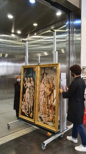 Una huella dactilar en las tablas de Baldung Grien, siglo XVI