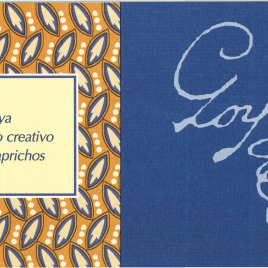 Invitación para la inauguración de la exposición "Goya. El proceso creativo de los Caprichos"