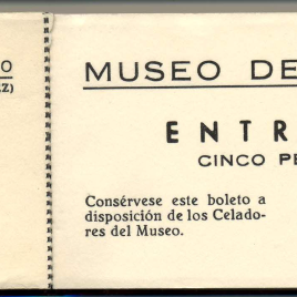 Taco de billetes de entrada al Museo del Prado [1956-1957]