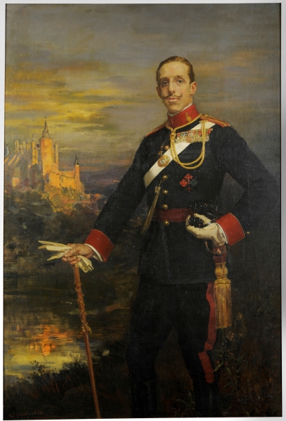 Imagen de la obra: "Alfonso XIII, con uniforme de capitán general de Artillería"