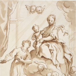 The Apparition of the Virgin and Child to a Saint