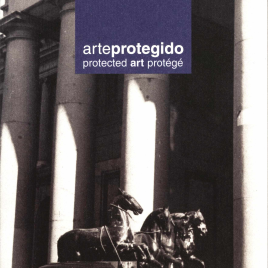 Invitación para la inauguración de la exposición "arteprotegido protected art protégé" en Ginebra