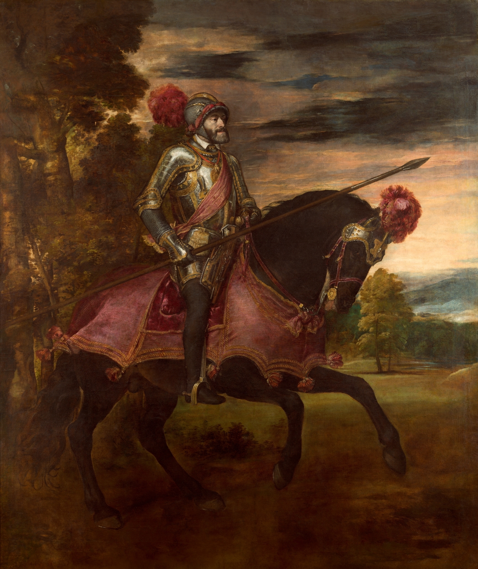Carlos V en la batalla de Mühlberg [Tiziano]