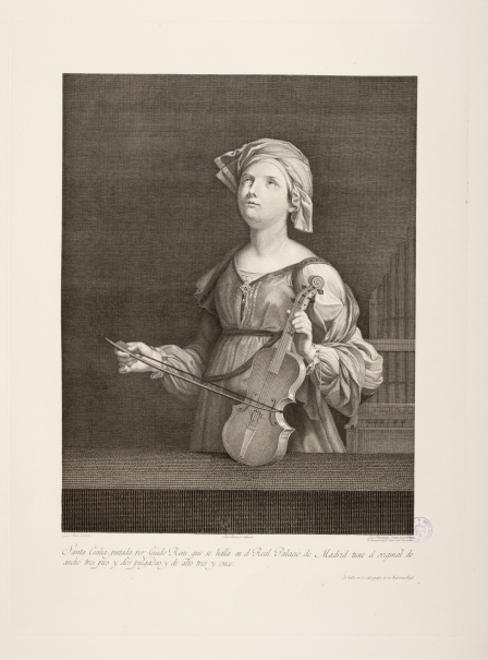 Imagen de la obra: "Santa Cecilia"