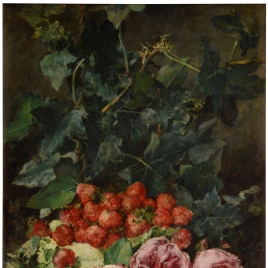 Fresones y rosas