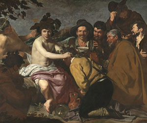 Los borrachos, o El triunfo de Baco, Velázquez