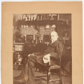 Federico de Madrazo en su estudio