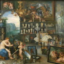 La Vista (de la serie "Los sentidos"). Jan Brueghel, el Viejo, y Pedro Pablo Rubens