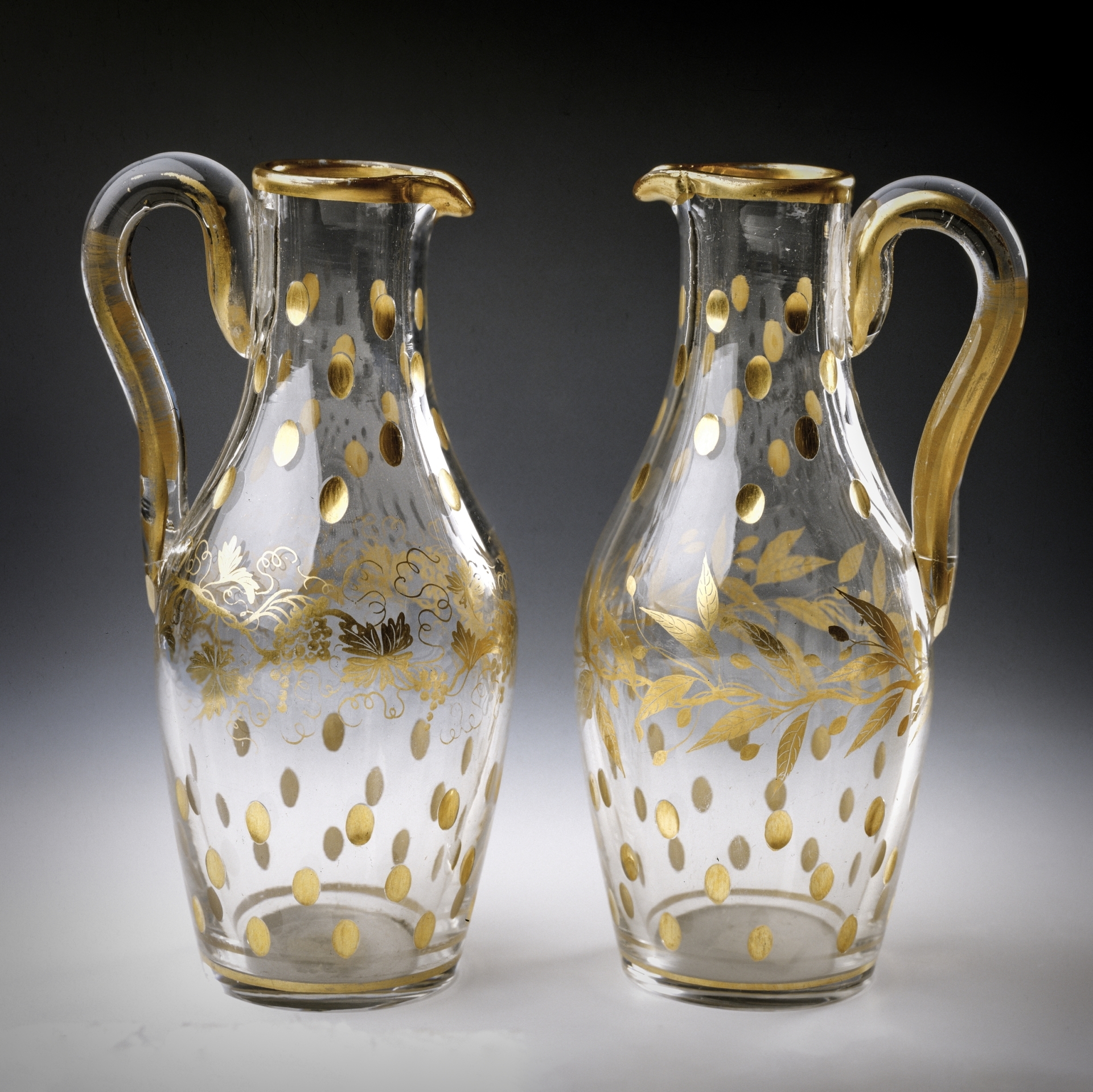Jarras De Casas Hechas De Cristal