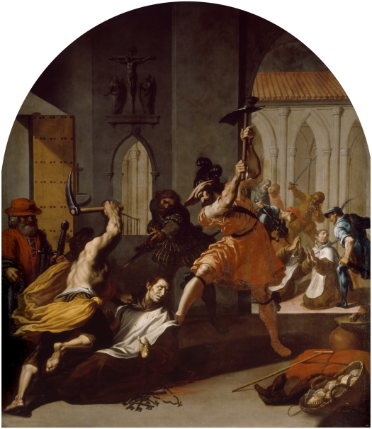 El martirio de los cartujos de Roermond