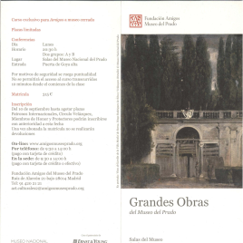 Grandes obras del Museo del Prado : Salas del Museo : otoño 2012 / Amigos del Museo del Prado.