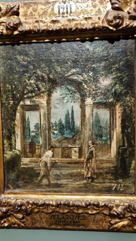 “Vistas del jardín de la Villa Medici en Roma”, de Velázquez
