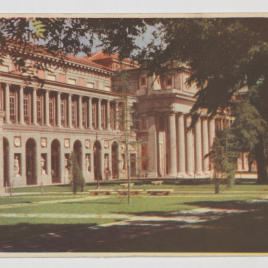 Museo del Prado, vista de la fachada oeste o de Velázquez