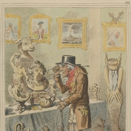 A cognocenti contemplating the Beauties of the Antique