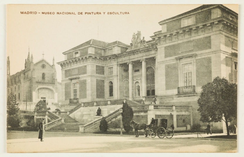 Imagen de la obra: "Museo del Prado, vista de la fachada norte o de Goya"