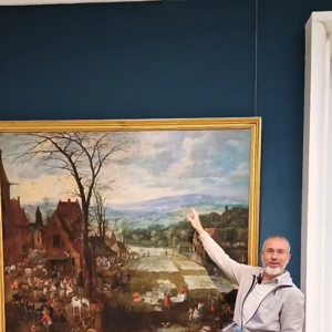 Botánica en el arte: “Mercado y lavadero en Flandes”, hacia 1620