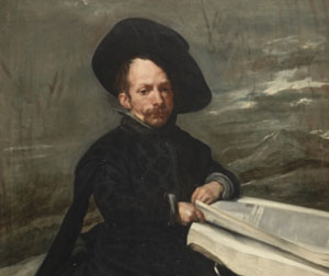 Bufón con libros, Velázquez