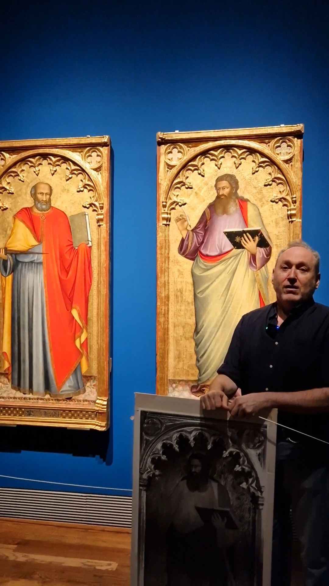 La restauración de los apóstoles “Simón” y “Mateo”, de Gherardo Starnina