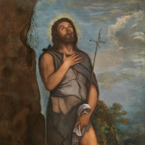 Tiziano. San Juan Bautista