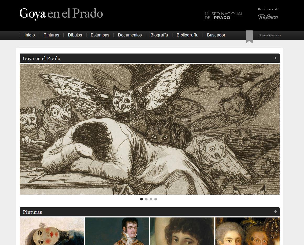 The Museo del Prado launches its "Goya in the Prado" website