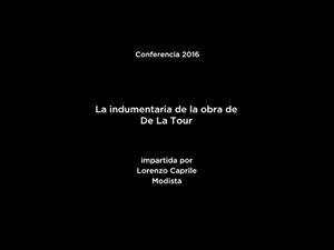 Conferencia: La indumentaria de la obra De La Tour
