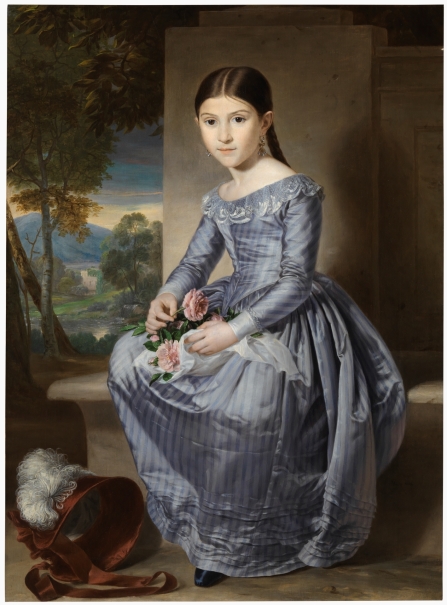 Young Girl Seated in a Landscape