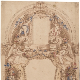 Panel para la decoración de un muro (Frescos Cartuja de Calci, Pisa)