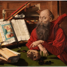 Saint Jerome in his Study