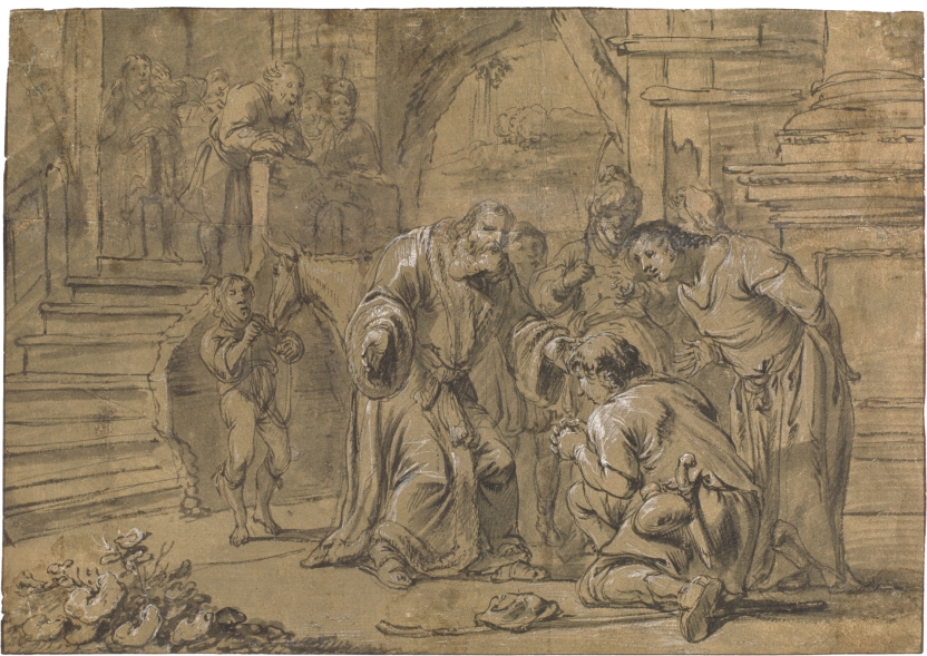Image of the artwork: "The Return of the Prodigal Son / The Good Samaritan"