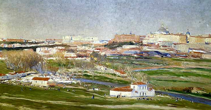 <em>Vista de Madrid desde la pradera de San Isidro</em>, Aureliano de Beruete, comentada por Lucio Muñoz