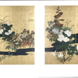 Two Japanese screens of the Rimpa School / Museo Nacional del Prado.