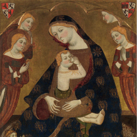 Invitación para una visita a la exposición "Sala Várez Fisa. Arte español del Románico al Renacimiento"